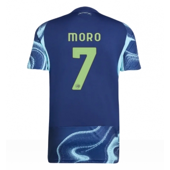 Billige Fotballdrakt Ajax Raul Moro #7 Replika Bortedrakt 2025-26 Kortermet